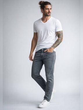 AG Adriano Goldschmied The Graduate Tailored Leg Jeans Grey 29x32